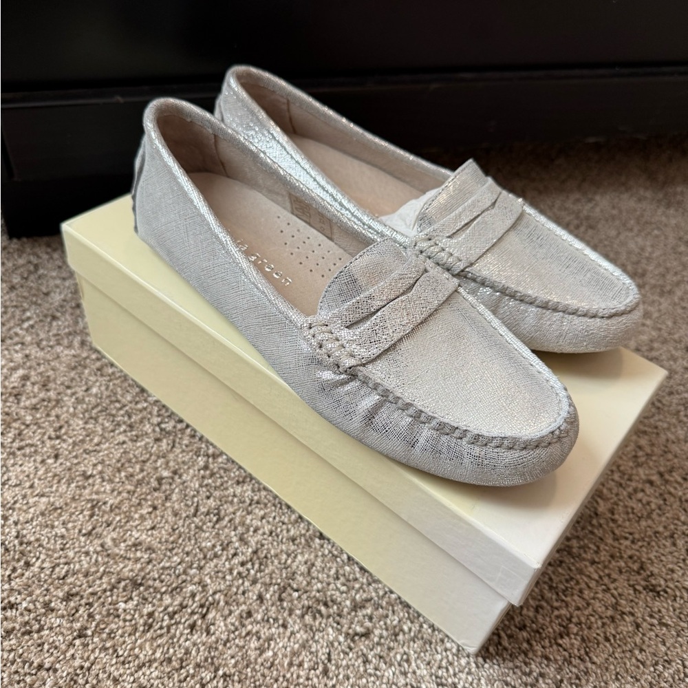 Patricia Green Silver loafers